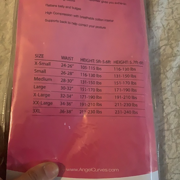 SMALL Angel Curves hourglass silhouette waist trainer. SLIGHTLY WORN. - Picture 4 of 5